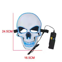 Neon Skull Mask