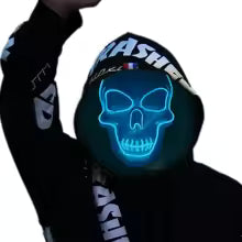 Neon Skull Mask