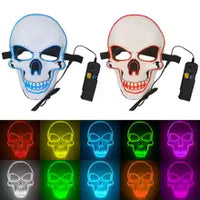 Neon Skull Mask